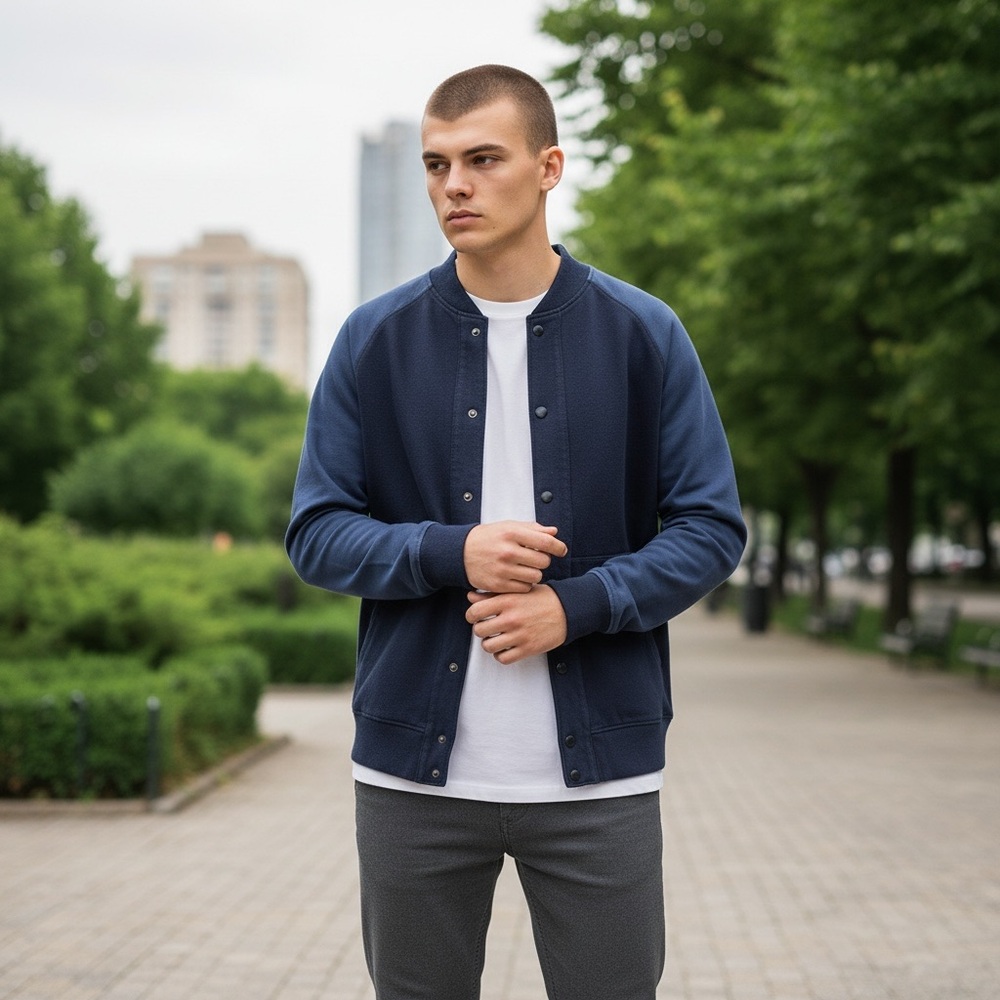 *Vintage* J. Crew & Co. Sporting Goods Raglan Jacket